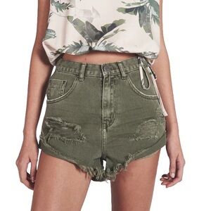 One Teaspoon | High Waist‎ Bandit Shorts Size 27
